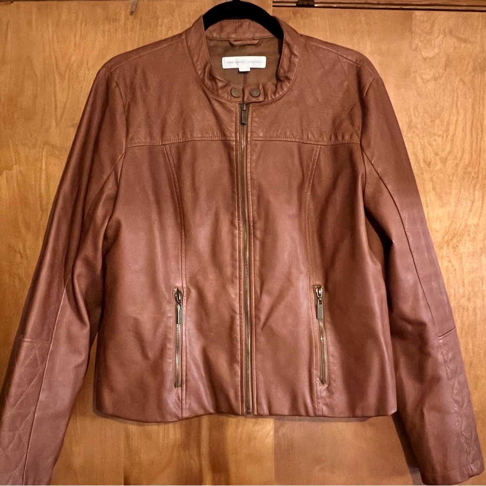 New York & Company Faux Leather Jacket